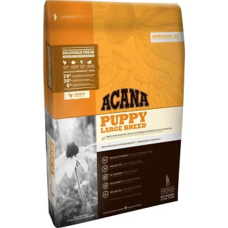 Acana Puppy Large Breed 17kg Dry Food for Large Breed Puppies Grain Free with Turkey / Chicken Acana Puppy Large Breed 17kg Dry Food for Large Breed Puppies Grain Free with Turkey / Chicken
